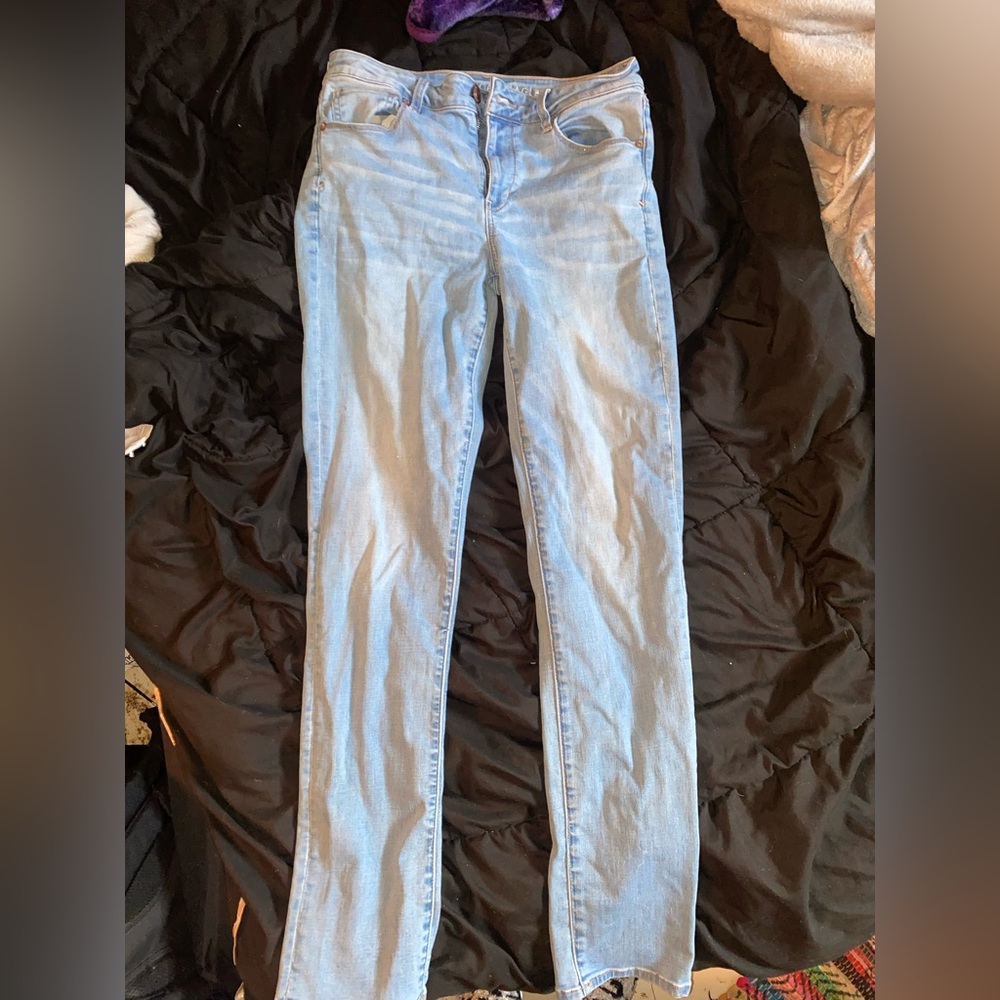 American eagle super stretch  skinny jeans size 10 Long